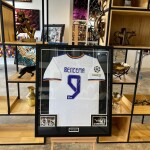 KARIM BENZEMA SIGNED REAL MADRID JERSEY FRAMED