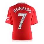 Cristiano Ronaldo Signed Manchester United 2022-23 Football Shirt