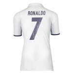 CRISTIANO RONALDO REAL MADRID SIGNED SHIRT - HOME, 2016-2017, NUMBER 7 - PREMIUM