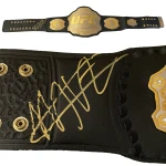 Khabib Nurmagomedov Signed Championship Replica UFC Black Belt