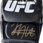 KHABIB NURMAGOMEDOV SIGNED UFC BLACK GLOVE