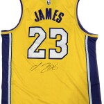 LEBRON JAMES LAKERS SIGNED JERSEY