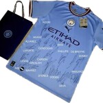 Manchester City 2022/2023 Team Signed Shirt With Official MCFC COA