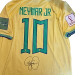 NEYMAR SIGNED BRAZIL QATAR WORLD CUP JERSEY