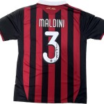 Paolo Maldini Signed AC Milan Home Shirt: Final San Siro Milan Vs AS Roma Appearance Edition