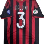 Paolo Maldini Signed AC Milan Home Shirt: Final San Siro Milan Vs AS Roma Appearance Edition