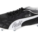 PELE SIGNED FOOTBALL BOOT - IN ACRYLIC DISPLAY CASE (CAN BE FRAMED)