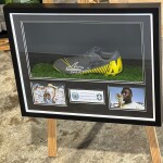 DIEGO MARADONA AND PELE SIGNED NIKE MERCURIAL BOOT (LEFT)