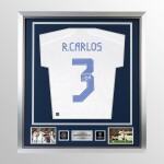 ROBERTO CARLOS REAL MADRID SIGNED 2021 2022 JERSEY