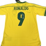 RONALDO DE LIMA BRAZIL SIGNED JERSEY