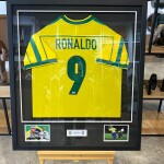 RONALDO DE LIMA BRAZIL SIGNED JERSEY