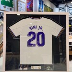 VINICIUS JUNIOR REAL MADRID SIGNED JERSEY